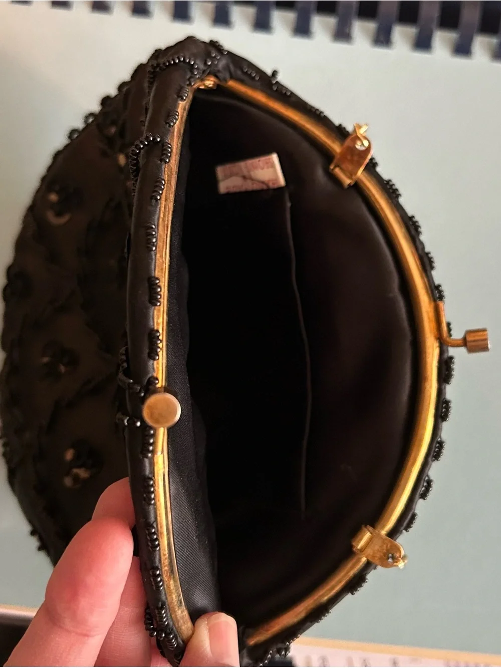 Vintage Beaded Evening Purse - Picture 2 of 3